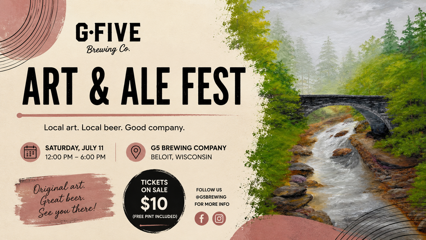 Art, Community, and a Great Summer Afternoon: Join Me at the G5 Art & Ale Fest