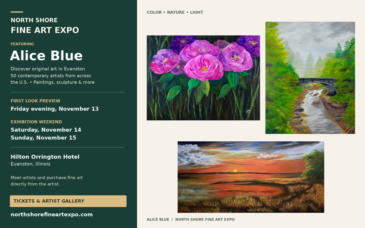 Join Me at the North Shore Fine Art Expo