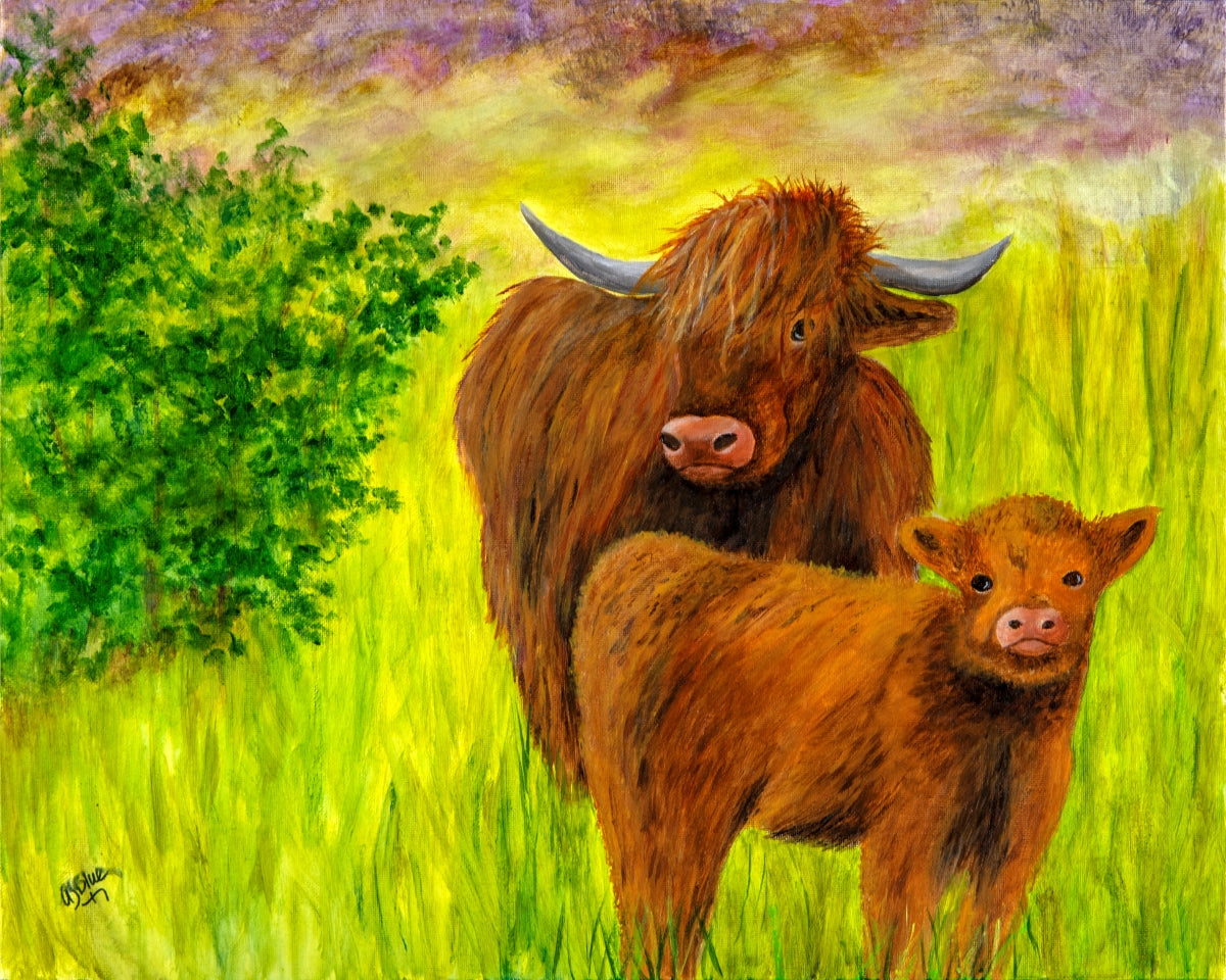 Family, acrylic on canvas, 20 x 16"